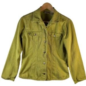 Chico's Mustard Yellow Jean Jacket